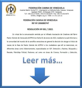 Lee más sobre el artículo Resolución Nº 001 / 2022.